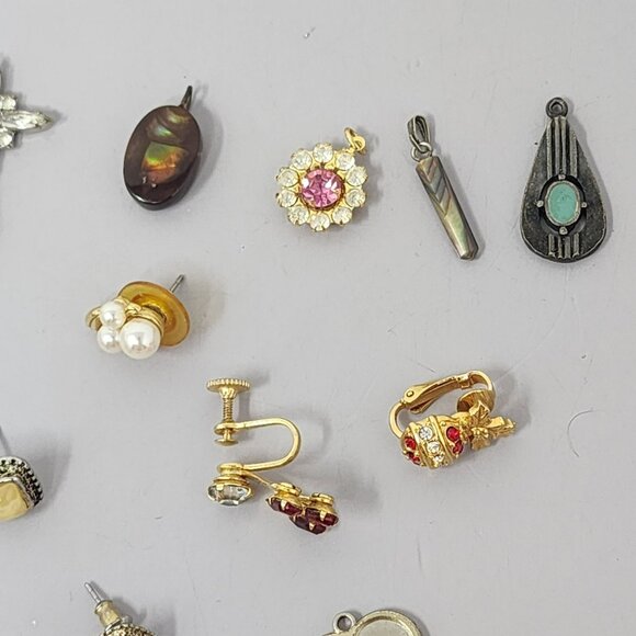 Jewelry Lot Singles: Earrings & Pendants‎ – Craft, Repair, Repurpose - Picture 4 of 6